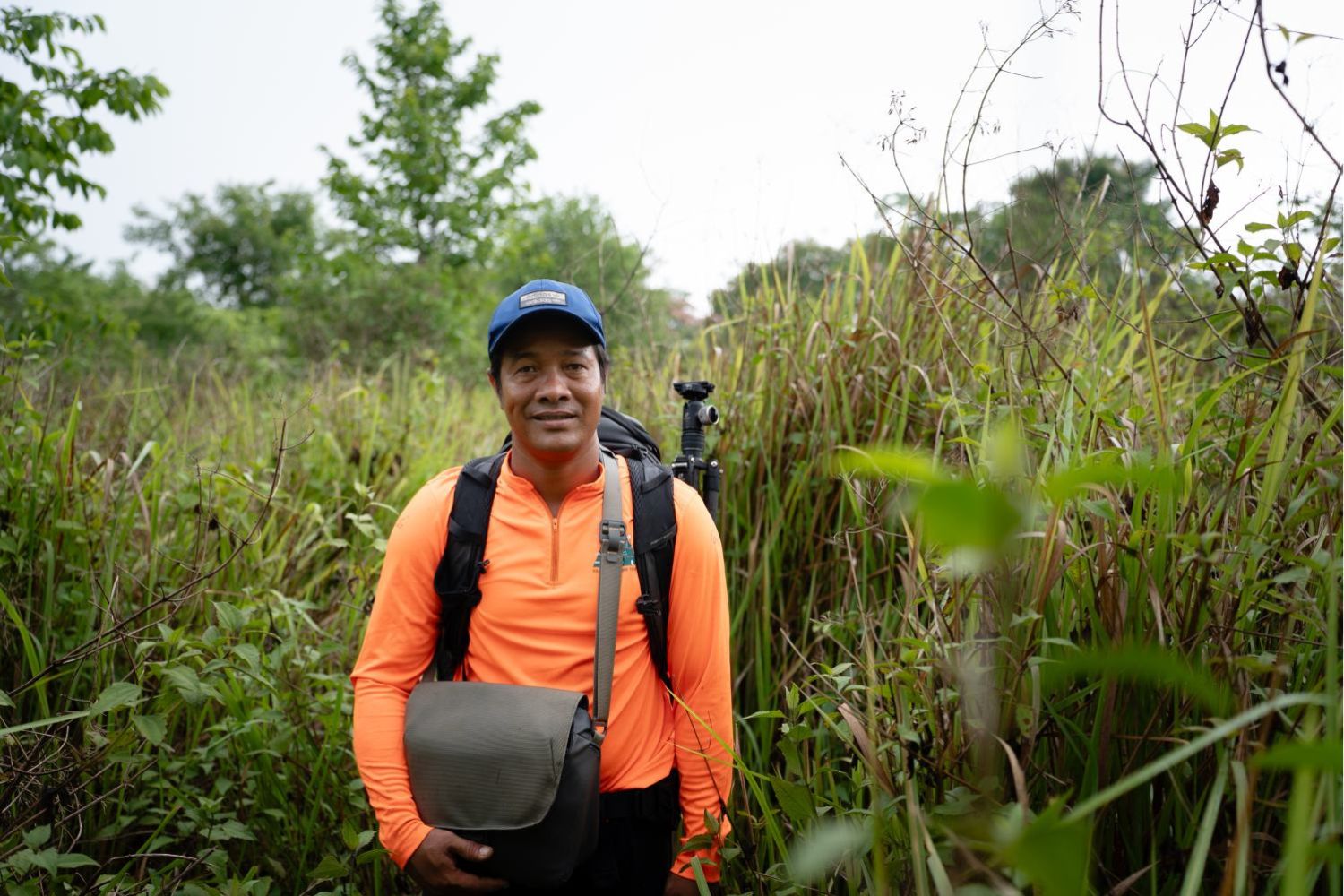 K’Eo, a member of the Ma people, now works as a porter for the Katien Safari tour.